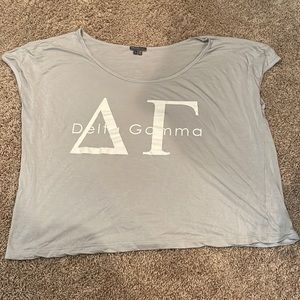 Delta Gamma womens t-shirt. Size Large